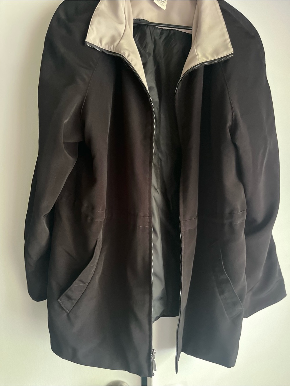 Women’s Black Jacket with Contrast Collar